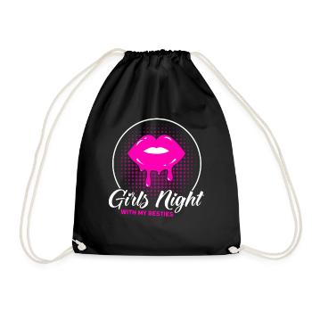 Maid of Honor Girls Evening Party Ladies Gift - Drawstring Bag - black - Front