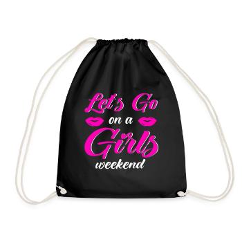 Maid of Honor Girls Evening Party Ladies Gift - Drawstring Bag - black - Front