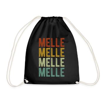 Melle City Rétro Vintage - Sac de sport léger - noir - Devant