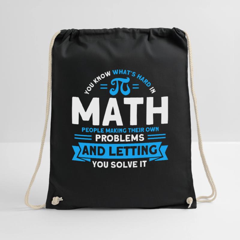 Math Mathematics Science Math Gift Drawstring Bag