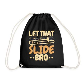 Let That Slide Bro Trombonist Musicien - Sac de sport léger - noir - Devant