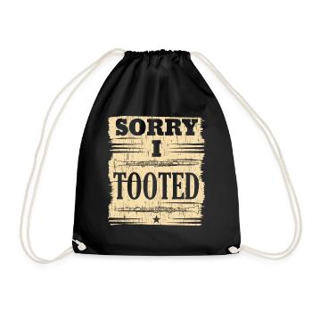 Désolé j’ai Tooted clarinette musicien instrumentiste - Sac de sport léger - noir - Devant