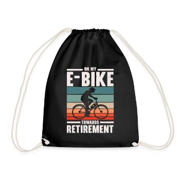 Mon vélo électrique sur le chemin de la retraite Elektrofa - Sac de sport léger - noir - Devant