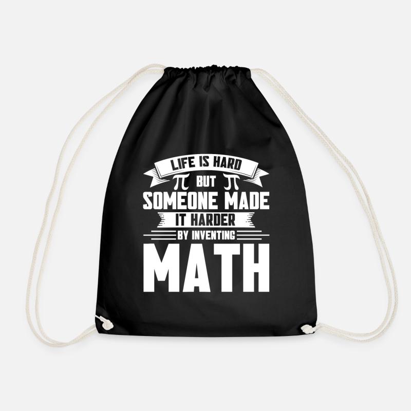 Mathe Mathematik Wissenschaft Mathe Geschenk - Turnbeutel - Schwarz