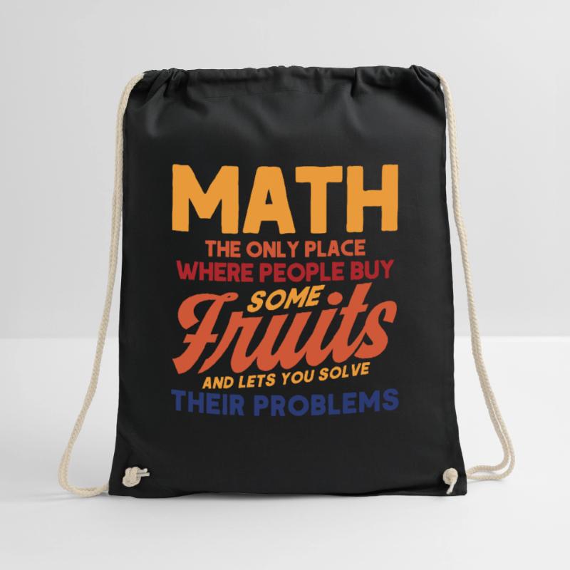 Math Mathematics Science Math Gift Drawstring Bag