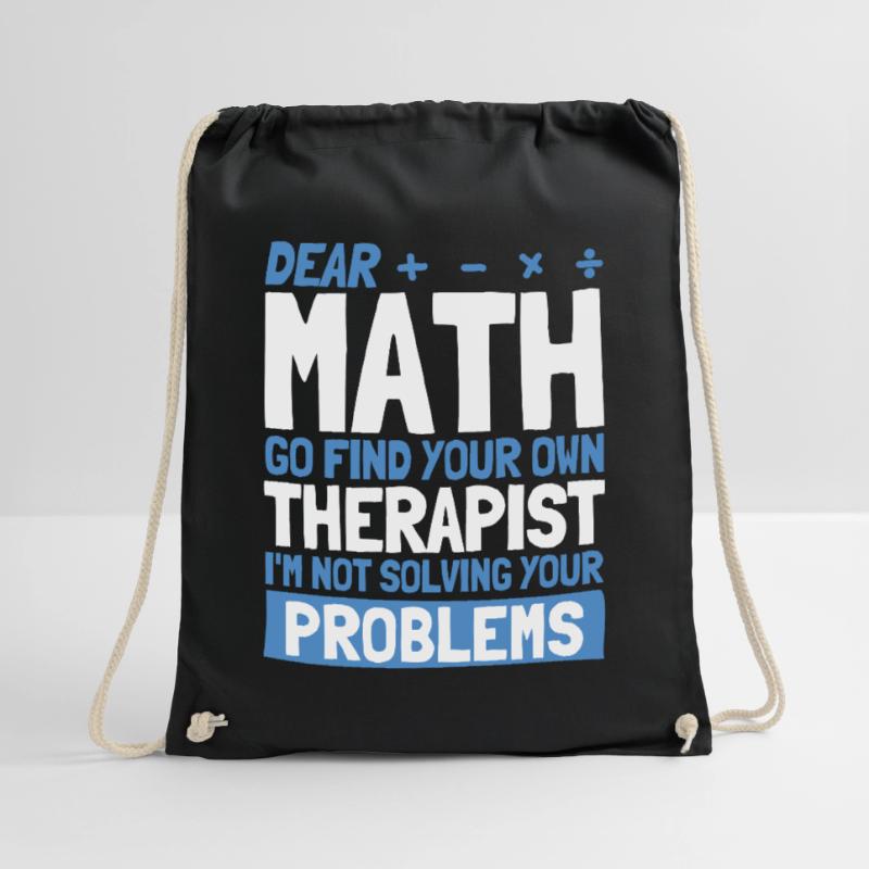 Math Mathematics Science Math Gift Drawstring Bag