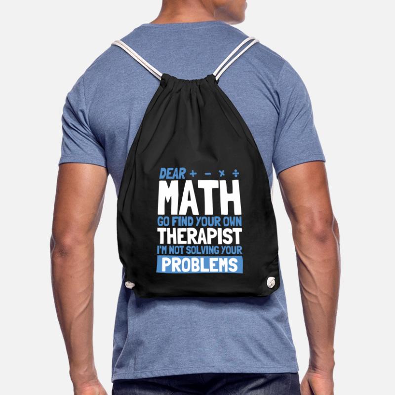 Math Mathematics Science Math Gift Drawstring Bag