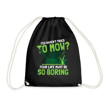 Hobby Gardener Tondeuse à gazon Cadeau - Sac de sport léger - noir - Devant
