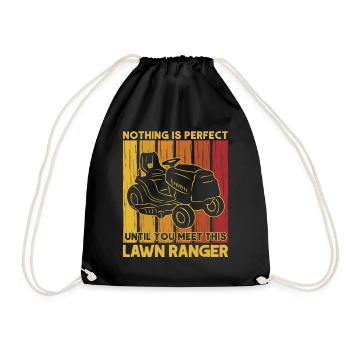 Hobby Gardener Tondeuse à gazon Cadeau - Sac de sport léger - noir - Devant