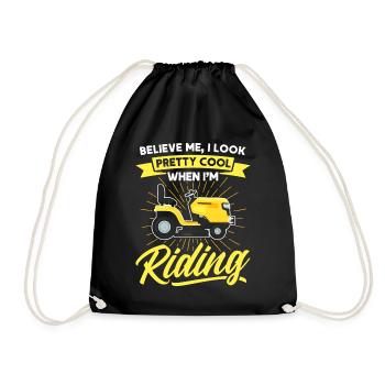 Hobby Gardener Tondeuse à gazon Cadeau - Sac de sport léger - noir - Devant