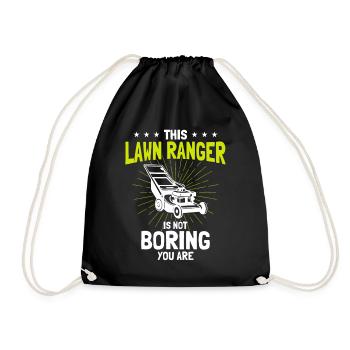 Hobby Gardener Tondeuse à gazon Cadeau - Sac de sport léger - noir - Devant