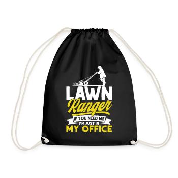 Hobby Gardener Tondeuse à gazon Cadeau - Sac de sport léger - noir - Devant