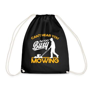 Hobby Gardener Tondeuse à gazon Cadeau - Sac de sport léger - noir - Devant