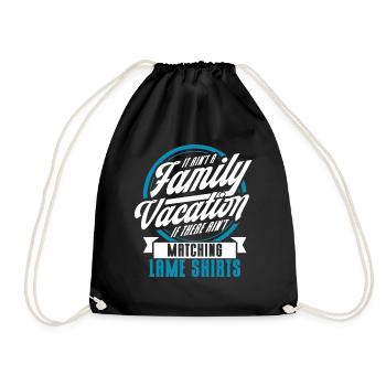 Road Trip Holiday Family Holiday Family Gift - Drawstring Bag - black - Front