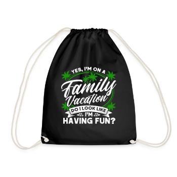 Road Trip Holiday Family Holiday Family Gift - Drawstring Bag - black - Front