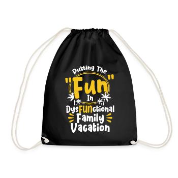 Road Trip Holiday Family Holiday Family Gift - Drawstring Bag - black - Front