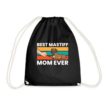 Cane Corso Beste italienische Dogge Mama aller - Turnbeutel - Schwarz - Vorne