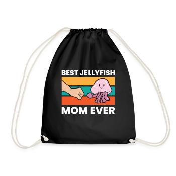 Meilleure maman méduse de tous les temps - Sac de sport léger - noir - Devant