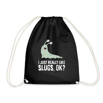 J’aime juste les escargots, d’accord? Drôle d’escargot - Sac de sport léger - noir - Devant