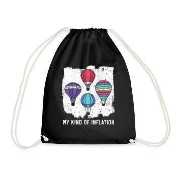 Mon genre d’amateurs de montgolfières gonflables - Sac de sport léger - noir - Devant