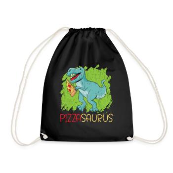 Pizzasaurus Amateurs de pizza Cuisine italienne Di - Sac de sport léger - noir - Devant