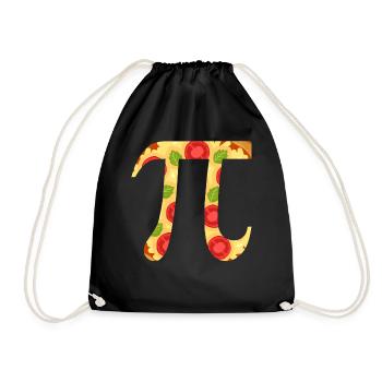 Pizza Pi Cuisine Italienne Mangeur de Pizza Mathemati - Sac de sport léger - noir - Devant