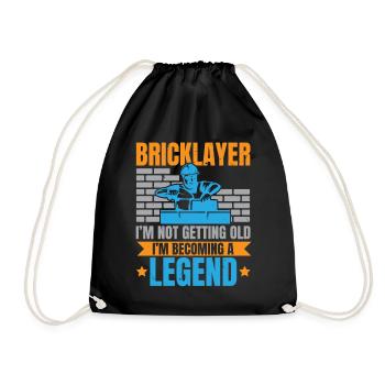 Mason I'm not getting old, I'm a legend - Drawstring Bag - black - Front