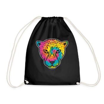 Cheetah Whisperer Gardien de la faune - Sac de sport léger - noir - Devant