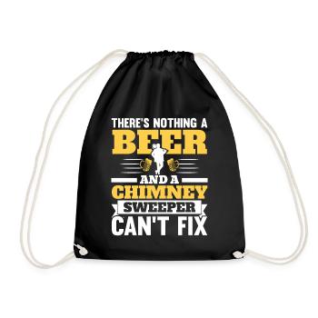 Chimney Sweep Job Profession Chimney Whisperer - Drawstring Bag - black - Front