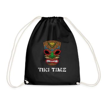 Tiki Time Hawaii Party Vacances - Sac de sport léger - noir - Devant