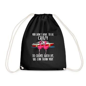 Vous n’avez pas à naviguer avec nous Flamingo - Sac de sport léger - noir - Devant