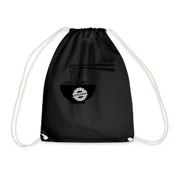 Flying Spaghetti Monster Pastafarianism Pasta - Drawstring Bag - black - Front