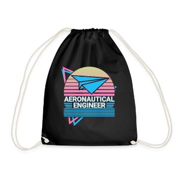 Ingénieur aéronautique Ingénierie aéronautique - Sac de sport léger - noir - Devant