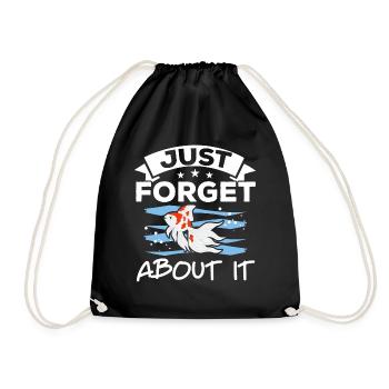 Just forget about aquarist fish farming G - Drawstring Bag - black - Front
