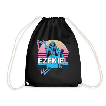 Hesekiel Hebräischer Prophet Jude Jude Retro - Turnbeutel - Schwarz - Vorne