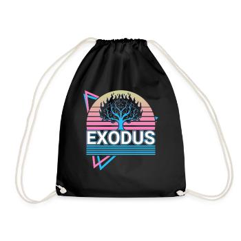Exodus Brennender Busch Christliches Christentum R - Turnbeutel - Schwarz - Vorne