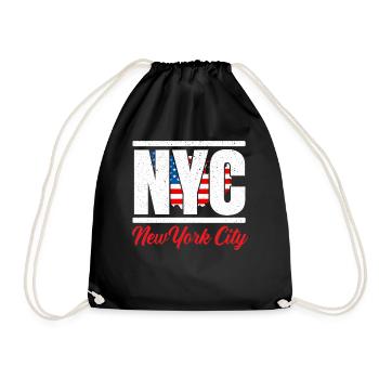 New York États-Unis Amérique New York Empire Stater - Sac de sport léger - noir - Devant