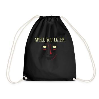 Smell You Later Visage de monstre effrayant - Sac de sport léger - noir - Devant