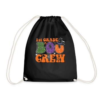 1ère classe Boo Crew Monstre citrouille effrayant - Sac de sport léger - noir - Devant