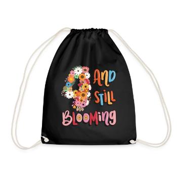 4 Et encore des filles fleuries 4. - Sac de sport léger - noir - Devant