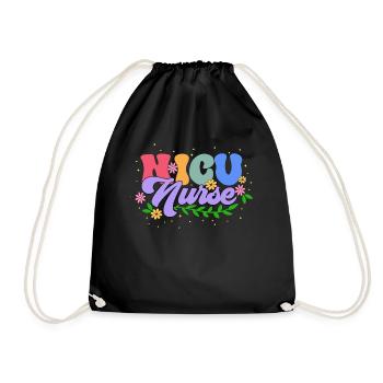 Hôpital d’infirmières de l’USIN - Sac de sport léger - noir - Devant