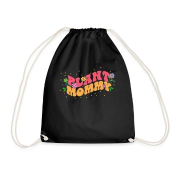 Maman Plantes de fleurs assorties, Floraison - Sac de sport léger - noir - Devant