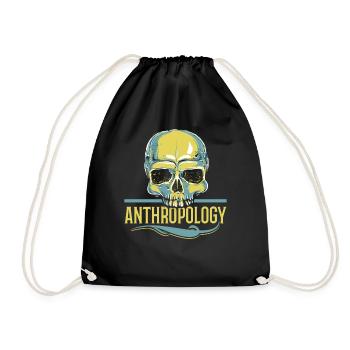 Anthropology Teacher Science Anthropologist - Drawstring Bag - black - Front