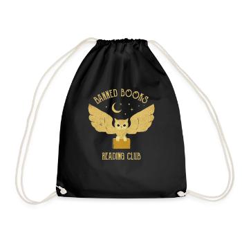 Banned Books Reading Club - Drawstring Bag - black - Front