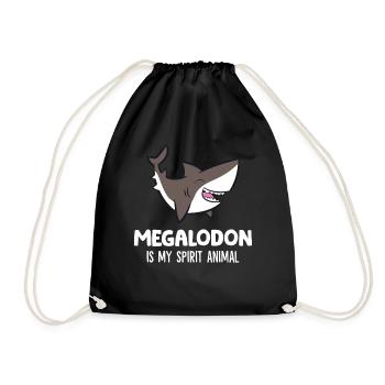Megalodon est mon âme animale Cuter - Sac de sport léger - noir - Devant