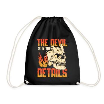 Le diable est effrayant dans les détails - Sac de sport léger - noir - Devant