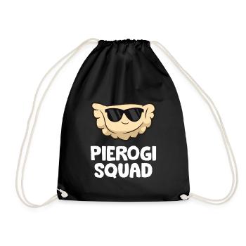 Pierogi Squad Polen Pierogi - Turnbeutel - Schwarz - Vorne