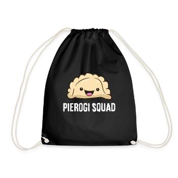 Pierogi Squad Polen Pierogi - Turnbeutel - Schwarz - Vorne