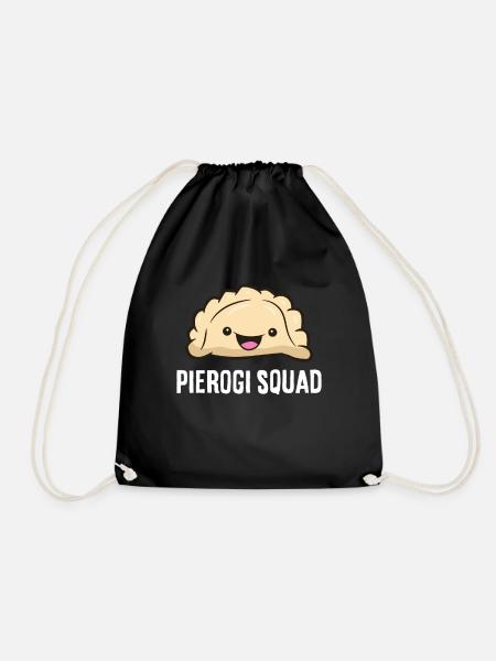Pierogi Squad Polen Pierogi - Turnbeutel - Schwarz