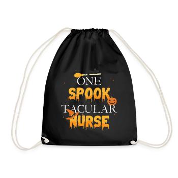 Ein Spook Tacular Schwester Spooky Halloween - Turnbeutel - Schwarz - Vorne